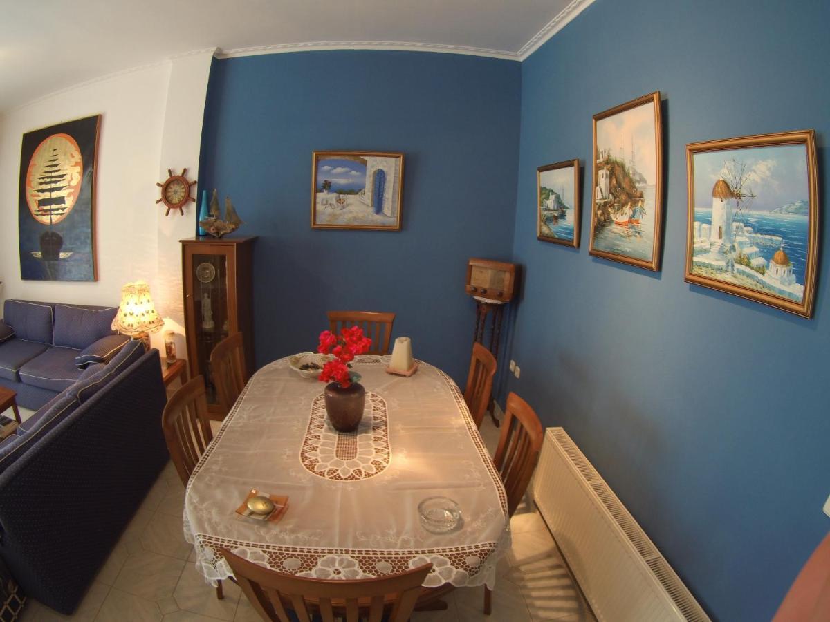 Blue & White Maisonette Over The Sea Near Sounio Sounion Exterior foto