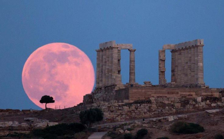 Blue & White Maisonette Over The Sea Near Sounio Sounion Exterior foto