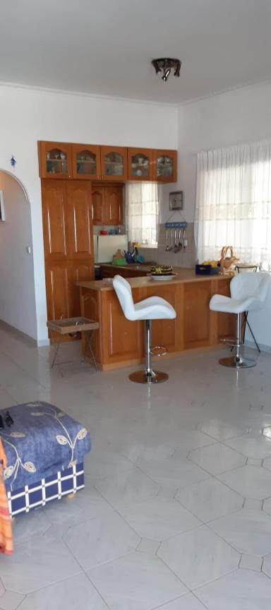 Blue & White Maisonette Over The Sea Near Sounio Sounion Exterior foto