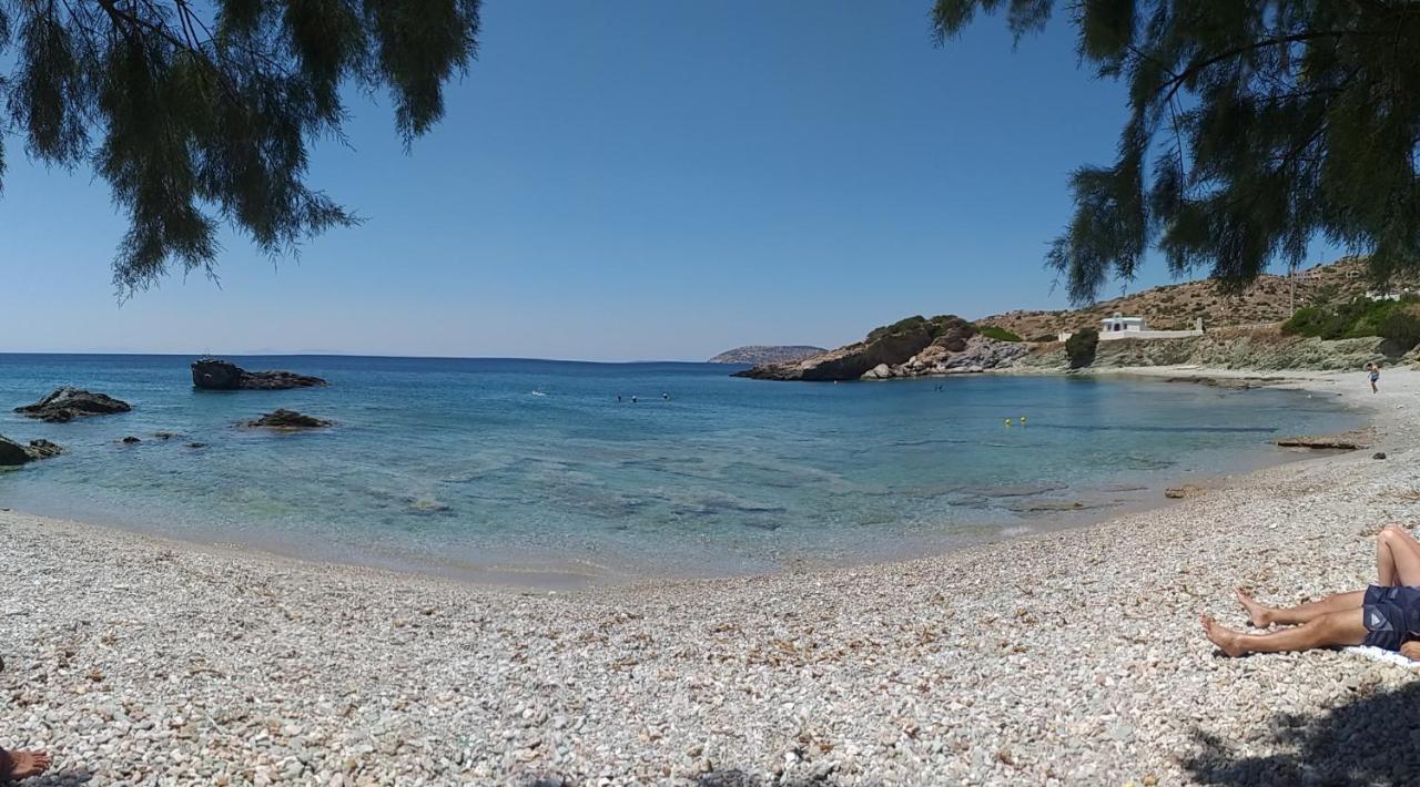 Blue & White Maisonette Over The Sea Near Sounio Sounion Exterior foto