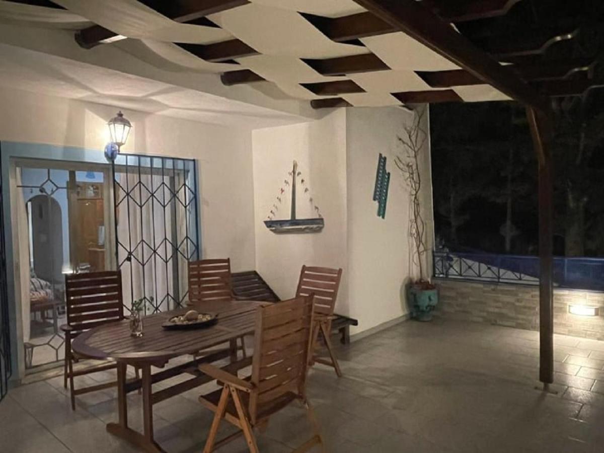 Blue & White Maisonette Over The Sea Near Sounio Sounion Exterior foto